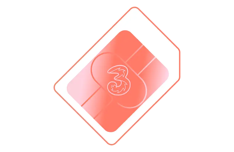 Three SIM 120GB Data